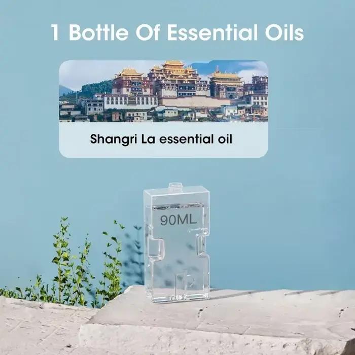 Diffuseur d'huiles essentielles suspendu sans fil, désodorisant avec veilleuse pour la maison, salle