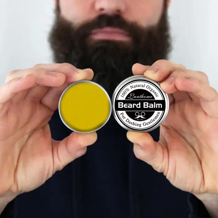 Baume à barbe pour hommes, 30g, huile revitalisante, améliore la douceur de la barbe, gestion de la 