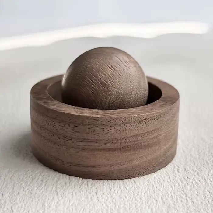 Diffuseur d'huiles essentielles pour voiture et maison - Fabriqué en bois, mini diffuseur de parfum 