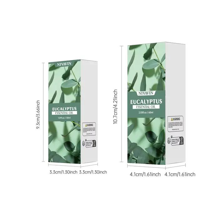 NIVAVIN 30 ml/60 ml extrait de plante d'eucalyptu huile essentielle de soin de la peau du visage