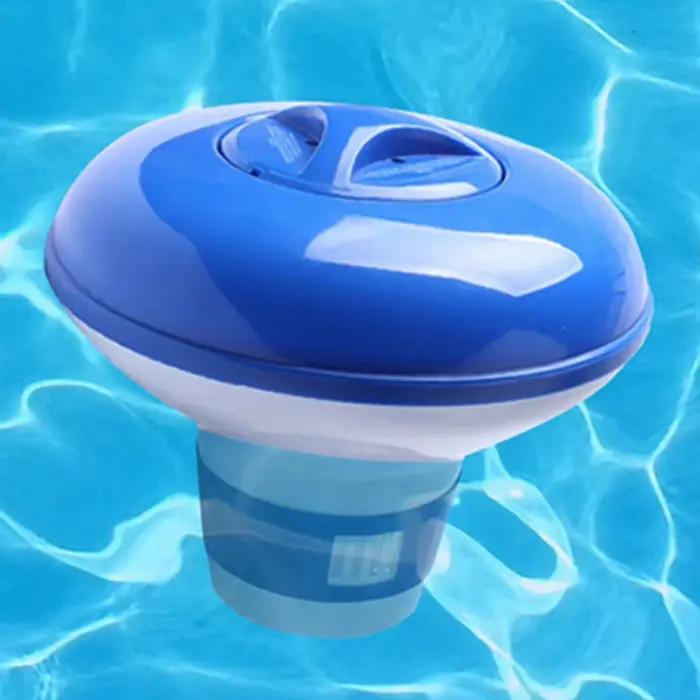 Distributeur de chlore flottant pour piscine, avec comprimés, purificateur de désinfection de l'eau, applicateur automatique, stérilisateur, nettoyeur de piscine