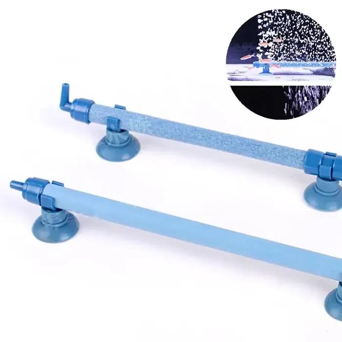 Tube diffuseur de pierre d'air frais pour Aquarium, Aquarium, tuyau d'air mural extensible, ventouse, diffuseur de bulles de paysage aquatique fixe