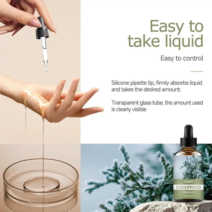 L'huile essentielle de cèdre 30 ml/60 ml/100 ml convient à l'hydratation du visage