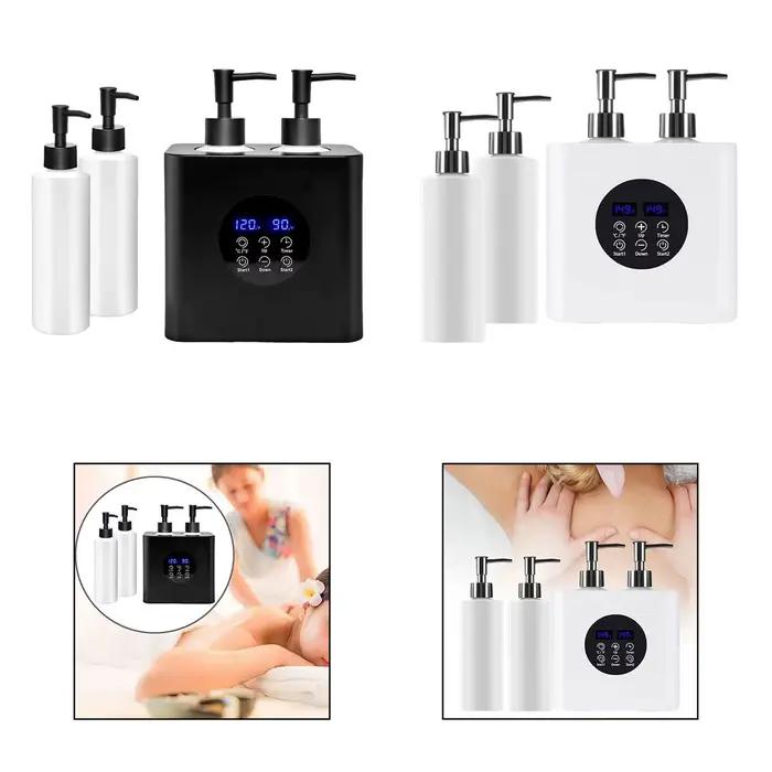 Chauffe-huile de massage double bouteille