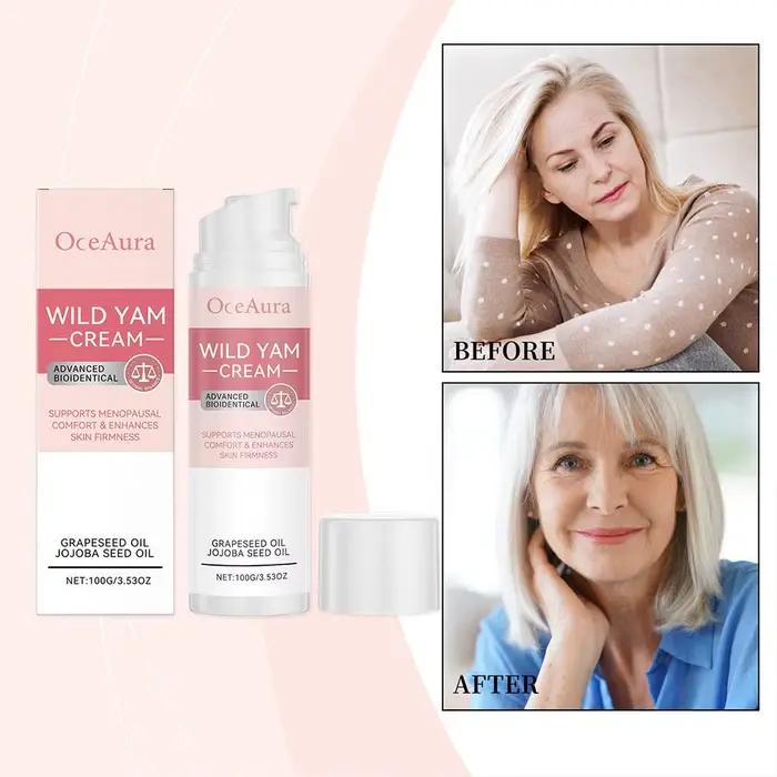 Crème de Yam sauvage pour l'équilibre hormonal