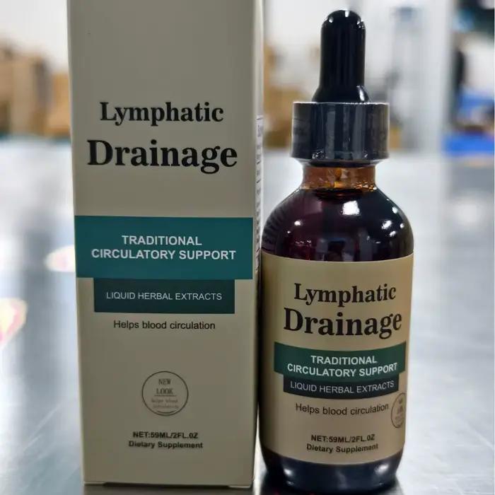 Gouttes naturelles à base de plantes pour le drainage lymphatique - Soutien circulatoire