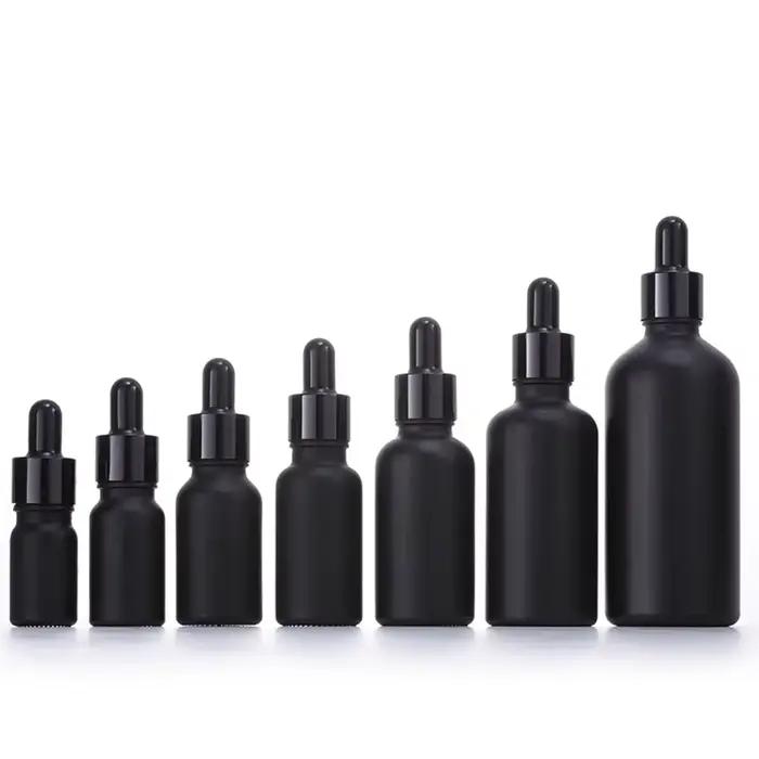 Bouteille compte-gouttes en verre de 10ml 30ml 50ml 100ml