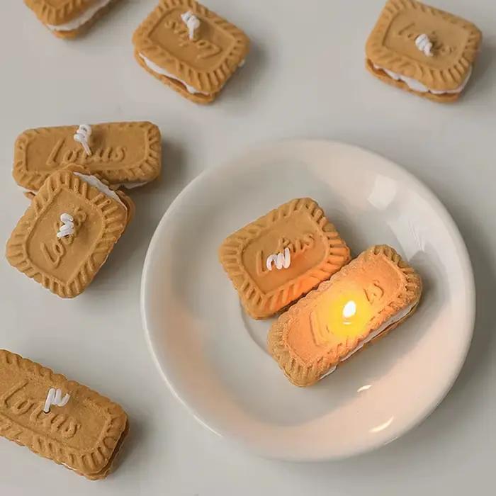 Bougie d'aromathérapie pour biscuits