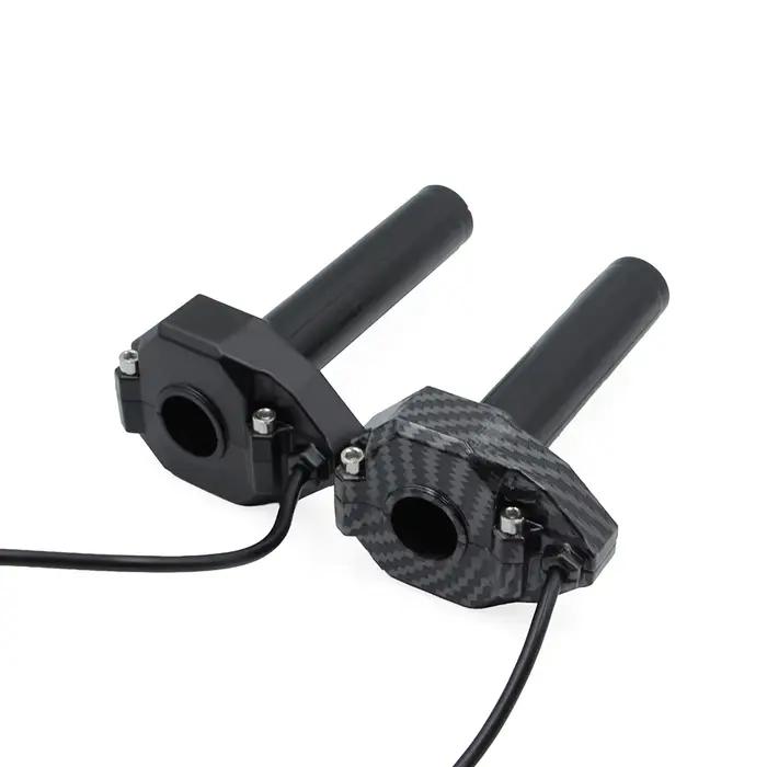 Poignée d'accélérateur complète pour vélo électrique avec roulement à billes et interrupteur à clé pour moto tout-terrain électrique Ridstar Q20Q20Pro/H20