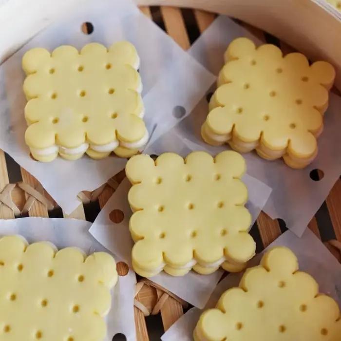 Emporte-pièce à biscuits au chocolat, classique, carré et rond, moule à biscuits, tampon à Fondant pressable, décoration de gâteau, fournitures de cuisson