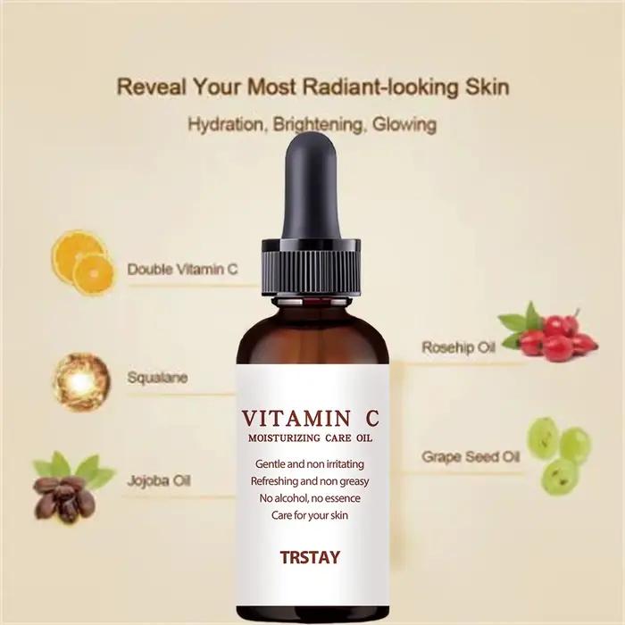 L'huile radiante de vitamine C contient différents extraits végétaux pour équilibrer le teint