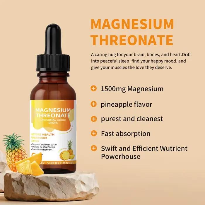 Gouttes de thréonate de magnésium pur