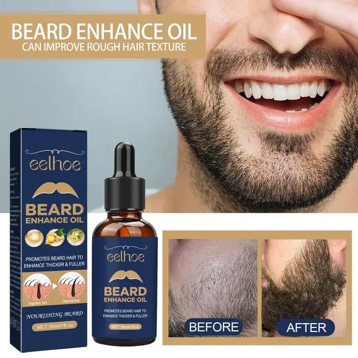 Huile de croissance de barbe pour hommes