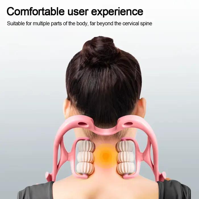 Rouleau de massage cervical pour soulager la douleur, relaxation des tissus profonds, pour le cou, les jambes, les pieds et la taille