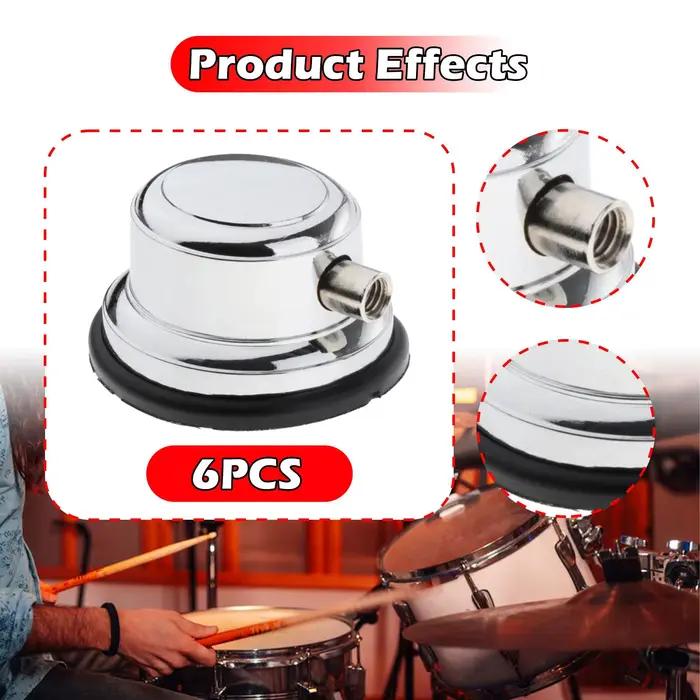 Cosses de tambour, pièces d'instruments de Percussion à extrémité unique, oreilles de tambour avec coussinets cutanés