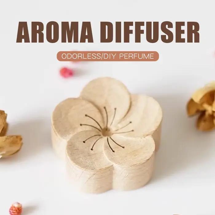 Diffuseur d'Arôme de Fleurs en Bois pour Décoration de Maison