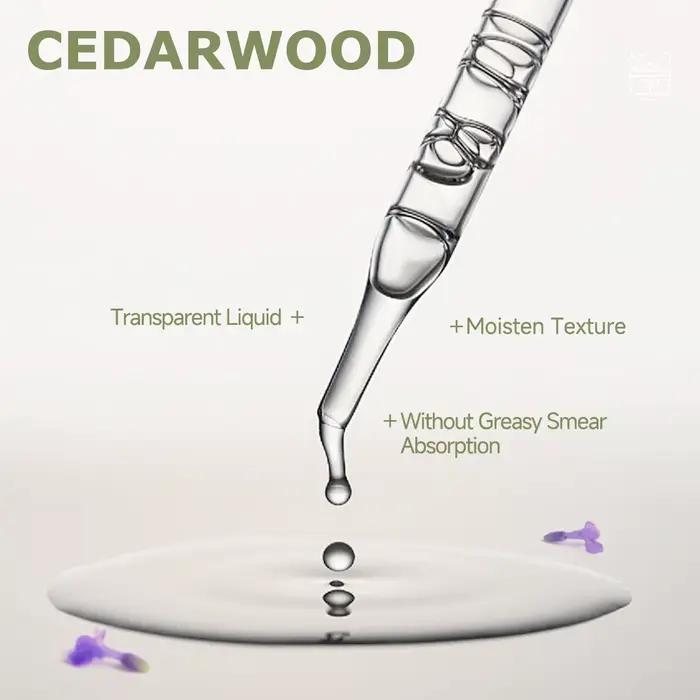 L'huile essentielle de cèdre 30 ml/60 ml/100 ml convient à l'hydratation du visage