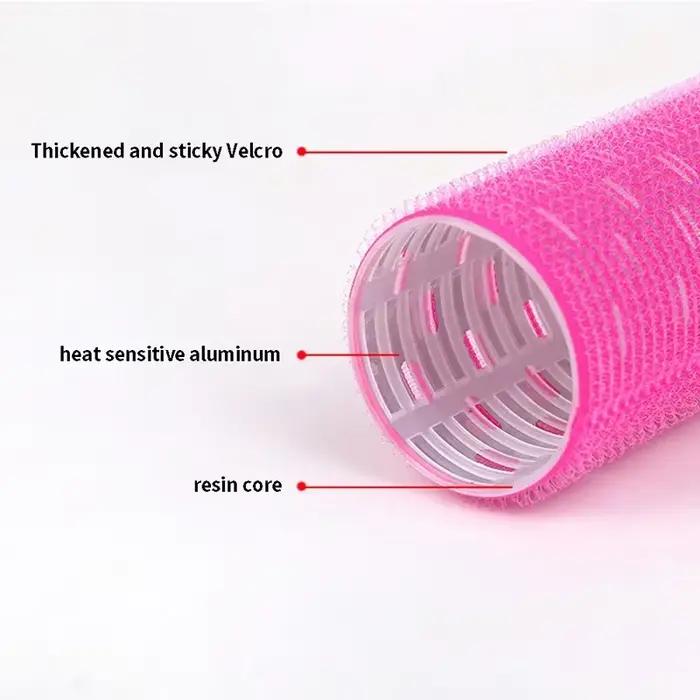2.5/3/4/5cm bigoudis auto-adhésifs usage domestique bricolage magique coiffure rouleau bigoudi femmes filles cheveux beauté outils de coiffure
