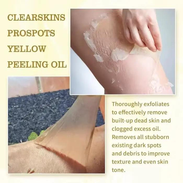 Huile de Peeling Jaune pour le Bain
