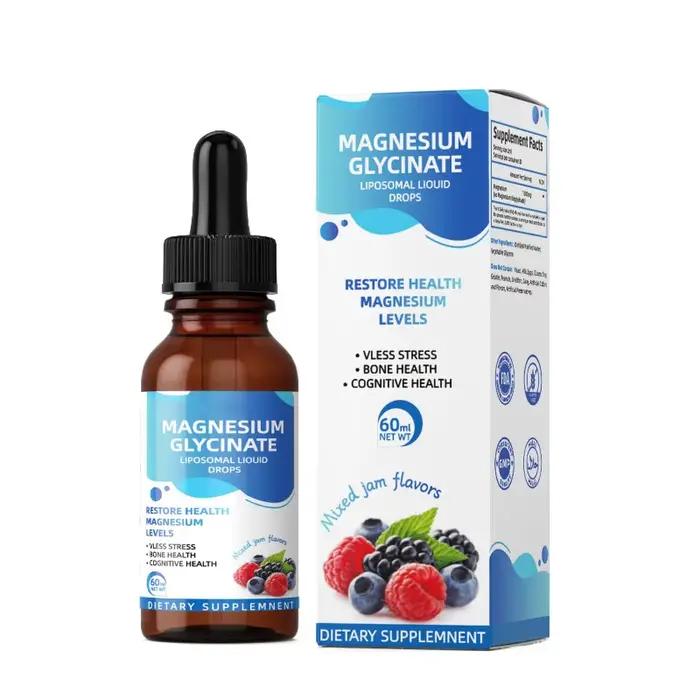 Gouttes liquides de glycinate de magnésium les plus vendues : Nourrissement doux