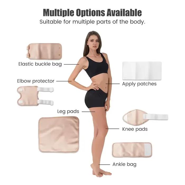 Pack d'huile de ricin, enveloppe de Compression d'huile de ricin biologique, huile de ricin réutilisable, aide à l'auto-conditionnement pour le foie, les muscles de l'abdomen et les reins