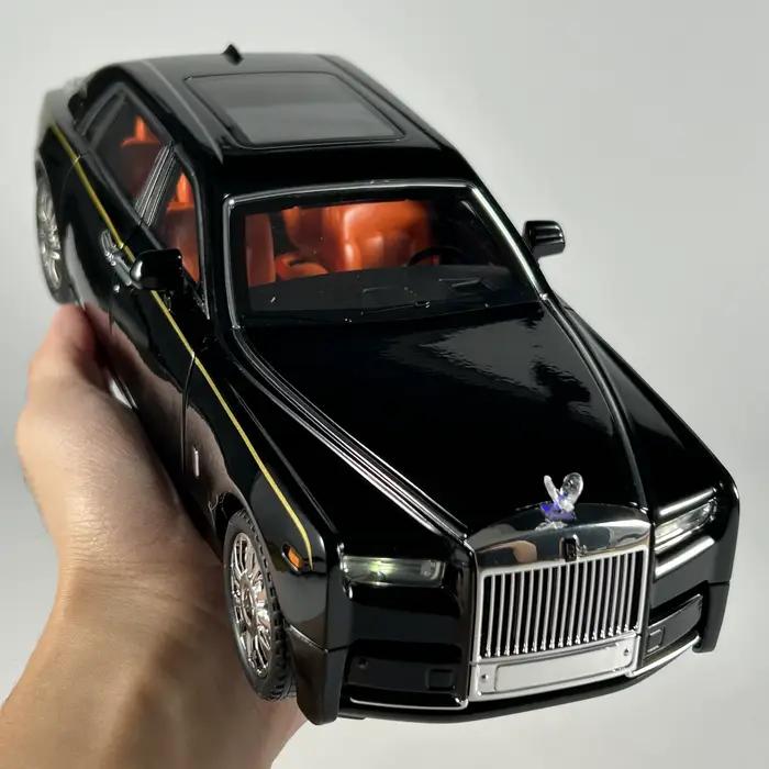 1:18 Rolls Royce Phantom Limousine Alliage Modèle De Voiture En Métal Diecast Accueil Trendy et Affichage De Bureau Ornement Cadeaux D'anniversaire Pour Les Garçons