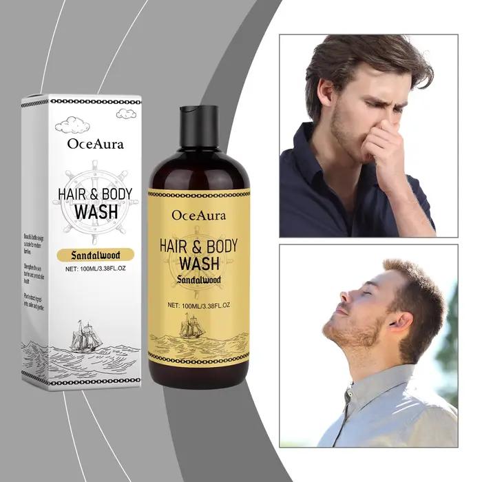 Shampoing et nettoyant pour le corps 2 en 1 pour homme