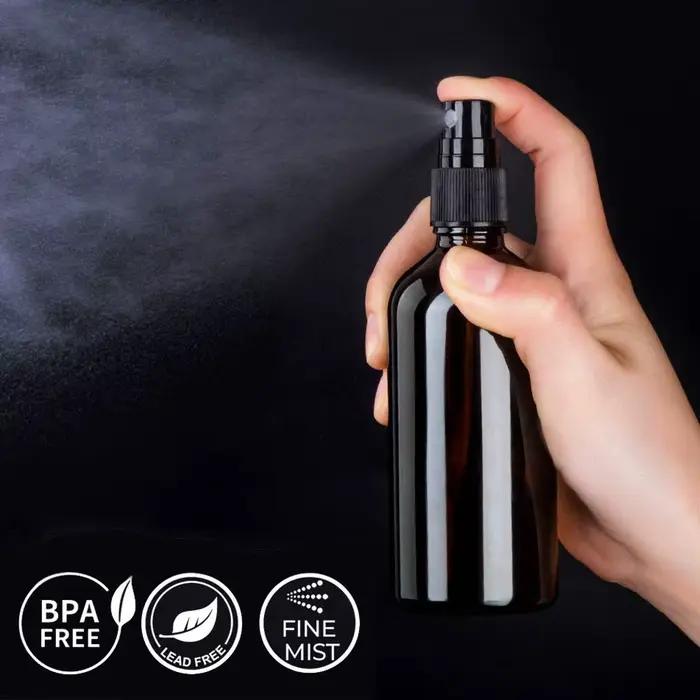 Bouteille de parfum en verre ambré de 5ml à 100ml