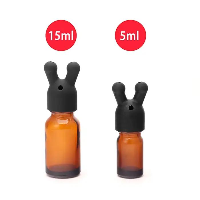 Bouteille d'inhalateur d'huile essentielle et d'arôme étanche