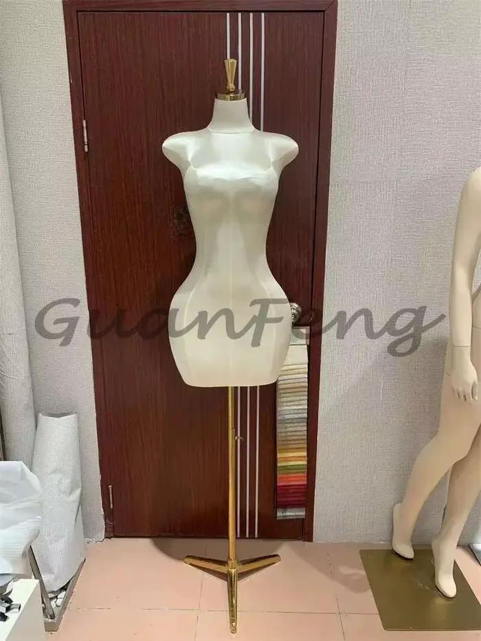 Mannequin femme nue pour vitrine de magasin de vêtements, présentoir demi-corps de modèle sexy européen, accessoires de vitrine