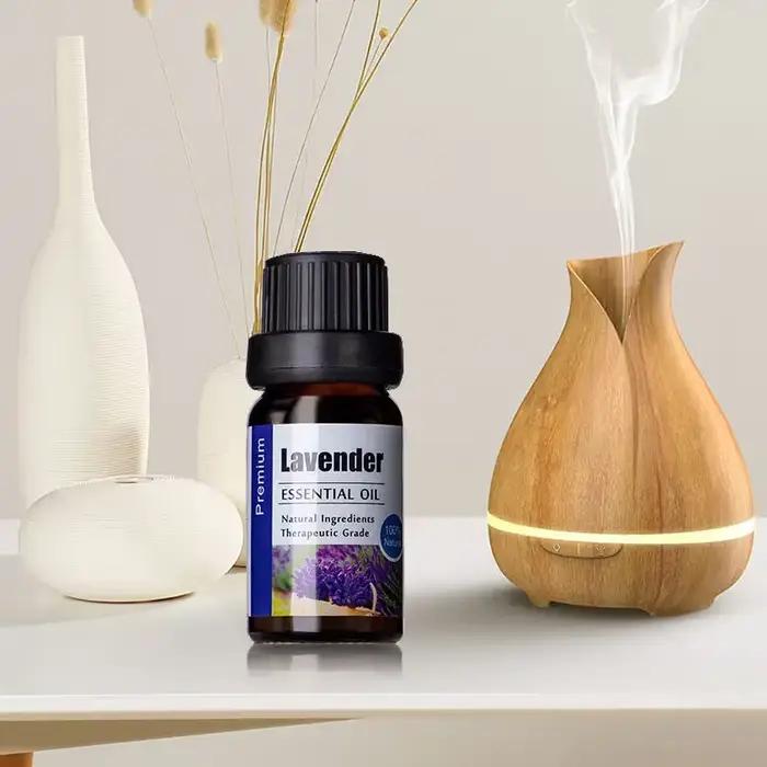 ERBOLO 10ml huile essentielle végétale Pure pour humidificateur diffuseurs menthe lavande arbre à thé vanille bois de