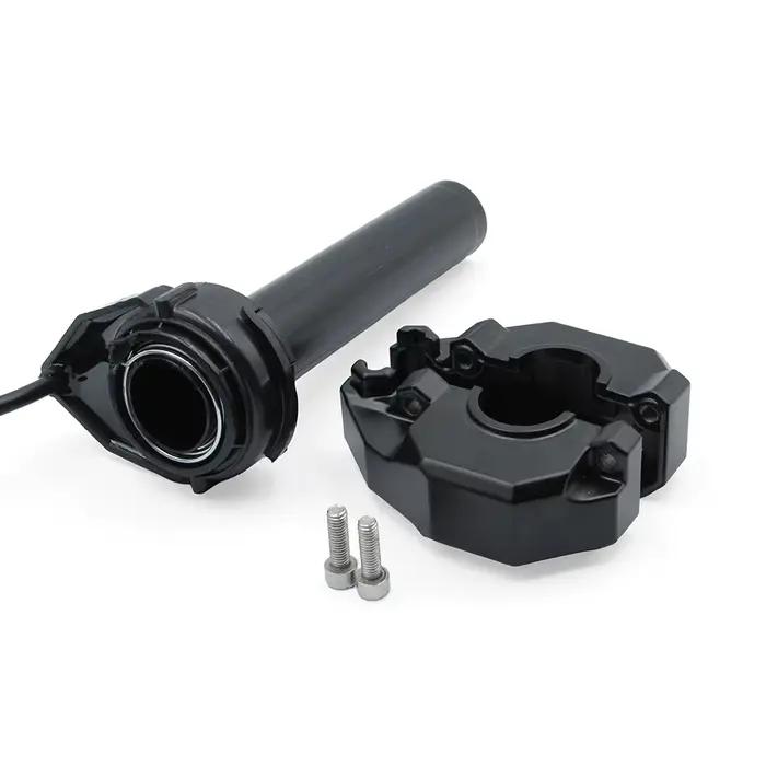 Poignée d'accélérateur complète pour vélo électrique avec roulement à billes et interrupteur à clé pour moto tout-terrain électrique Ridstar Q20Q20Pro/H20