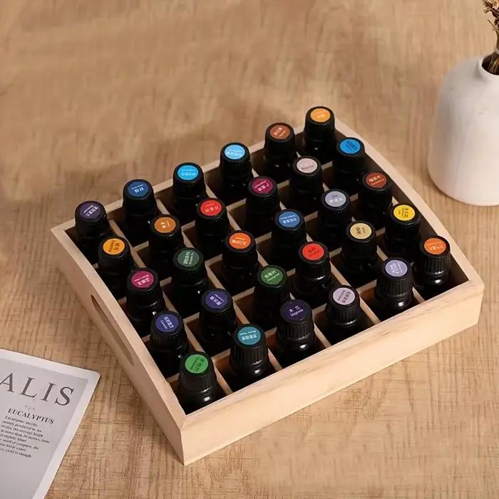 Boîte de stockage d'huiles essentielles