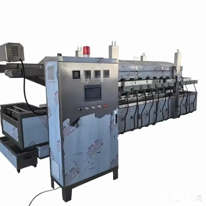 Ligne de production de panure pour poisson, crevettes et palourdes, pour sardines, morue, boulettes de poisson, friteuse pour panure, sur mesure pour usine alimentaire