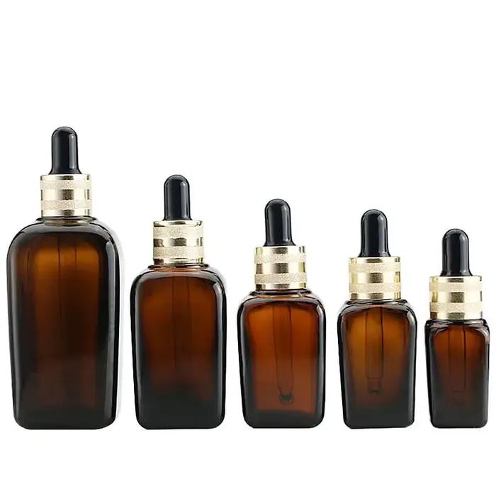 Compte-gouttes en verre ambré HI 10ml-100ml