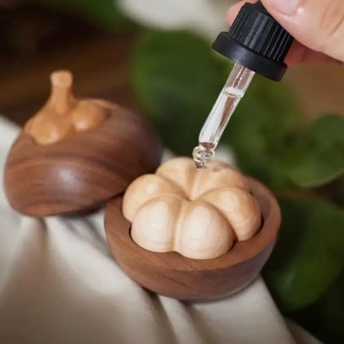 Diffuseur d'huiles essentielles portable en bois