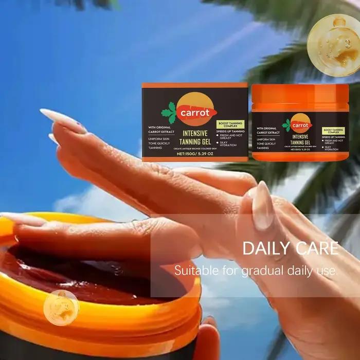Gel Bronzant Hydratant à la Carotte