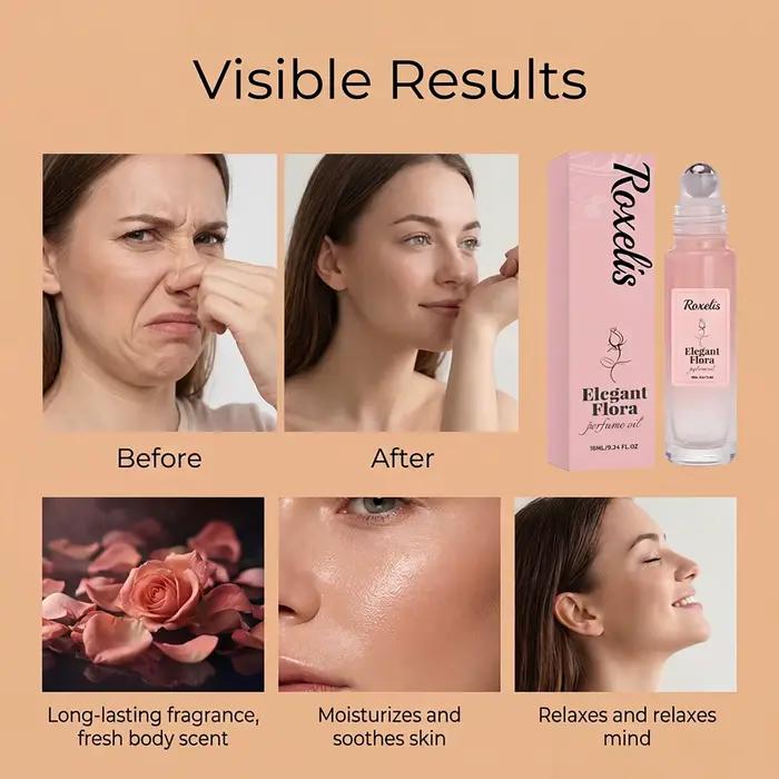 Huile parfumée à la rose de qualité supérieure