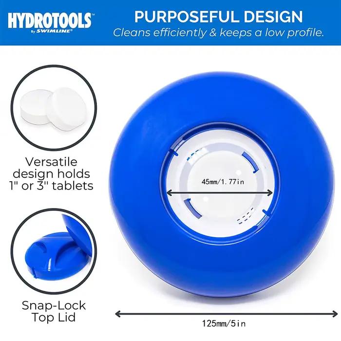 Distributeur de chlore flottant pour piscine, avec comprimés, purificateur de désinfection de l'eau, applicateur automatique, stérilisateur, nettoyeur de piscine