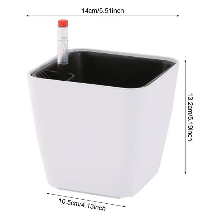 Pot de fleur hydroponique auto-absorbant, maison moderne, Pot de fleurs auto-arrosage pour passionnés de jardin, cadeau pour amoureux