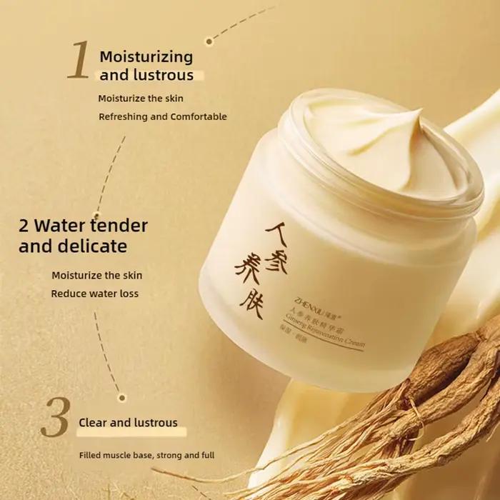 Crème Sérum au Ginseng pour le Visage – Soin Essentiel Éclaircissant