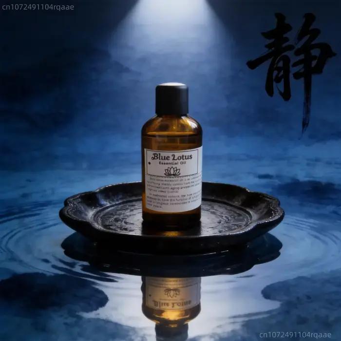Huile essentielle de lotus bleu pure et naturelle de qualité supérieure pour l'aromathérapie