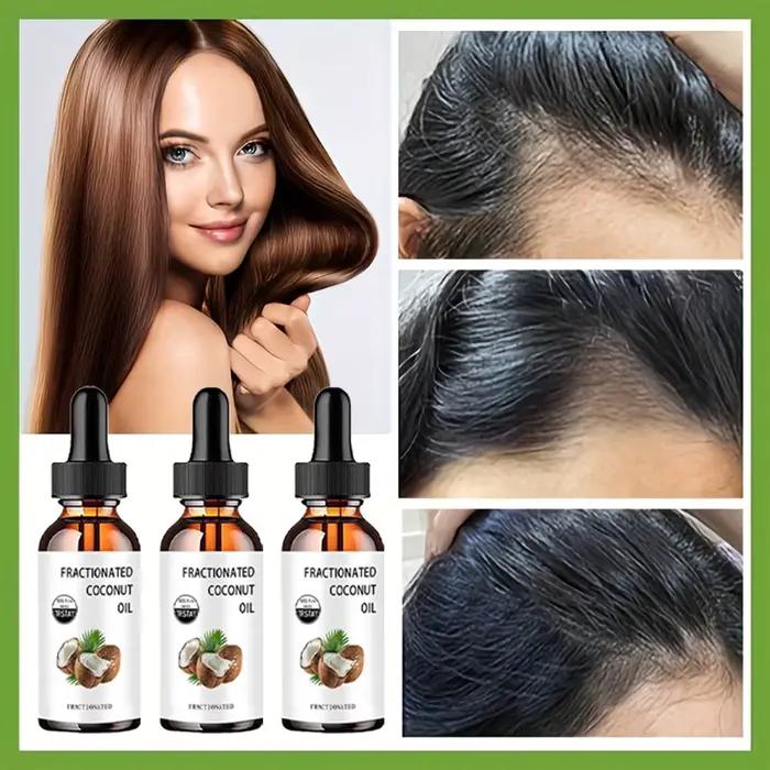 Huile de coco fractionnée 100 % de noix de coco pure peut hydrate