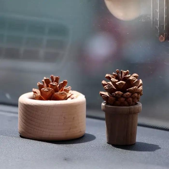 Diffuseur en bois pour huiles essentielles - Désodorisant de voiture