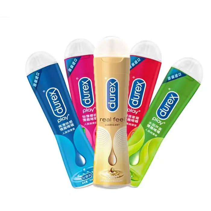 Durex-Lubrifiant à base d'eau pour massage et orgasme, produit sexuel pour anal et vaginal, 2 en 1, 50/200ml