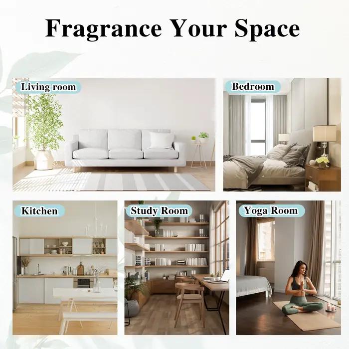 Huile Essentielle Pure Naturelle 30ml 100ml Vanille Jasmin Patchouli Orange Douce pour l'Aromathérapie et la Parfumerie d'Ambiance pour Humidificateur Diffuseur