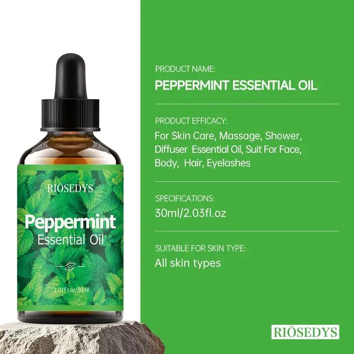 L'huile essentielle de menthe poivrée