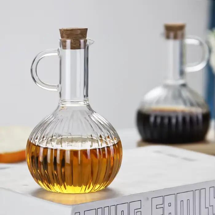 Pot à huile en verre résistant à la chaleur de 300ml