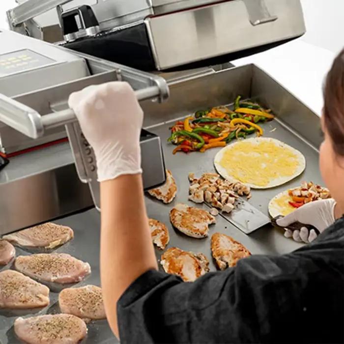 FOODLINE Agent d'outre-mer – Machine de cuisson automatique exclusive avec système d'alimentation en huile automatique – Équipement de traitement pour la restauration hôtelière