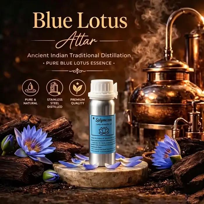 Diffuseur d'huile essentielle de lotus bleu naturel